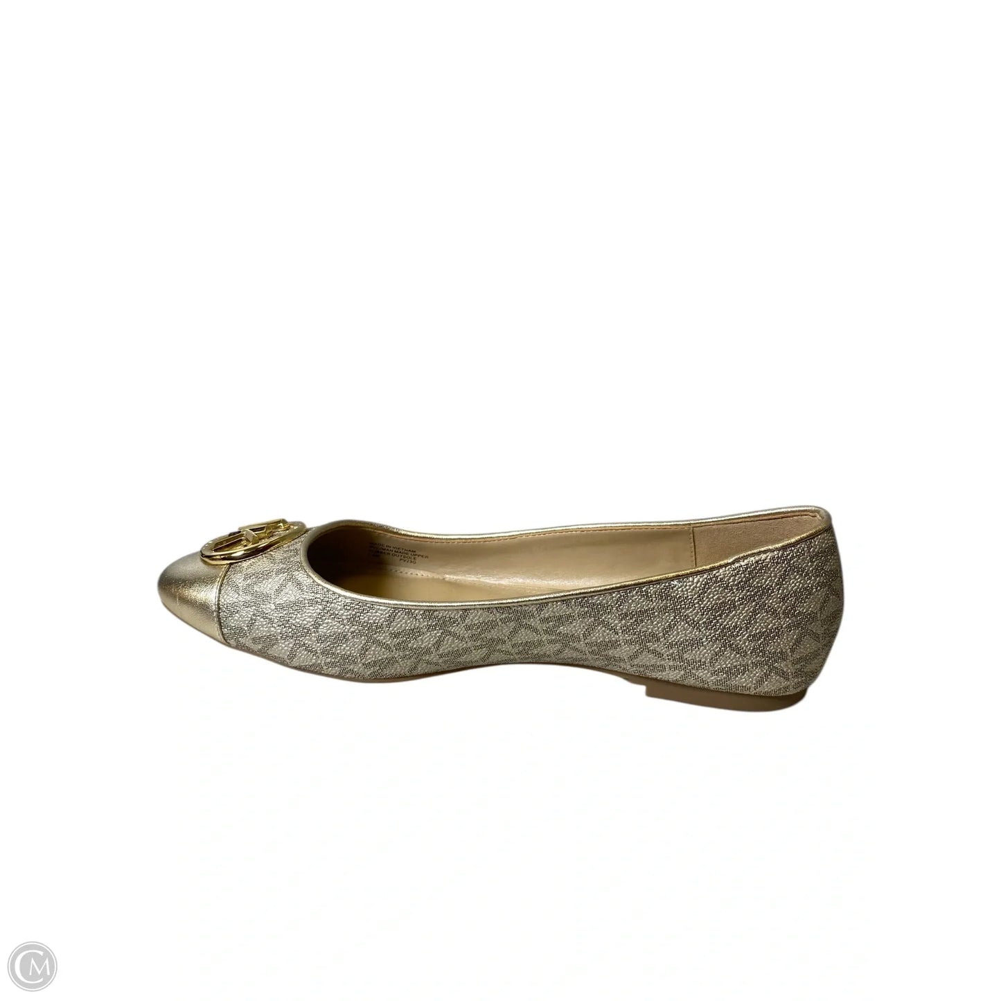 Shoes Designer By Michael Kors In Gold, Size: 7.5