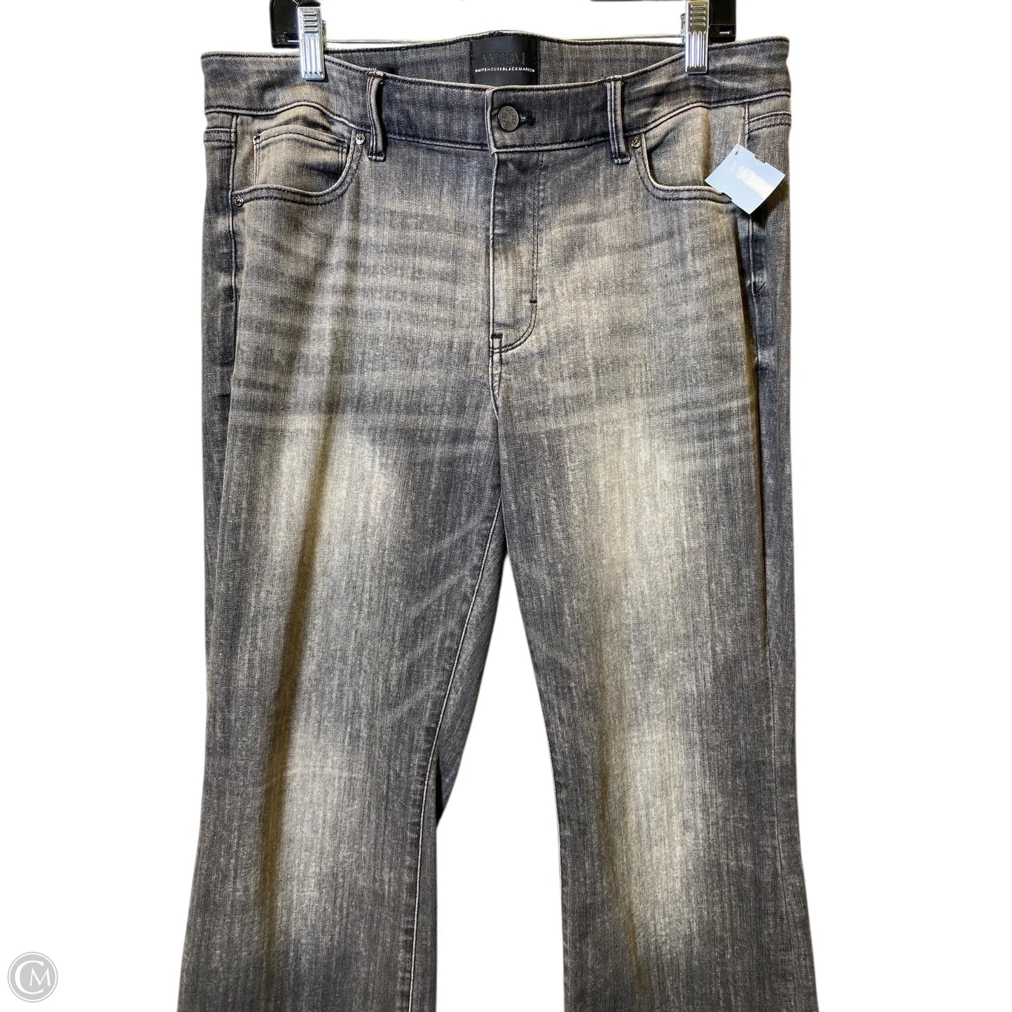 Jeans Boot Cut By White House Black Market In Grey Denim, Size: 14