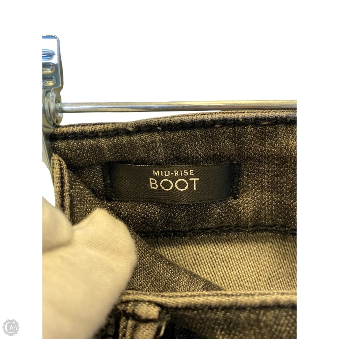 Jeans Boot Cut By White House Black Market In Grey Denim, Size: 14