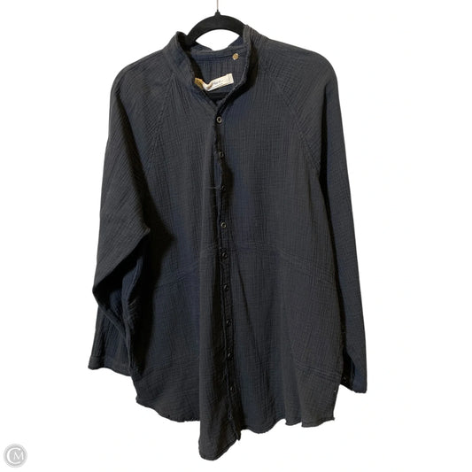 Blouse Long Sleeve By Free People In Black, Size: M
