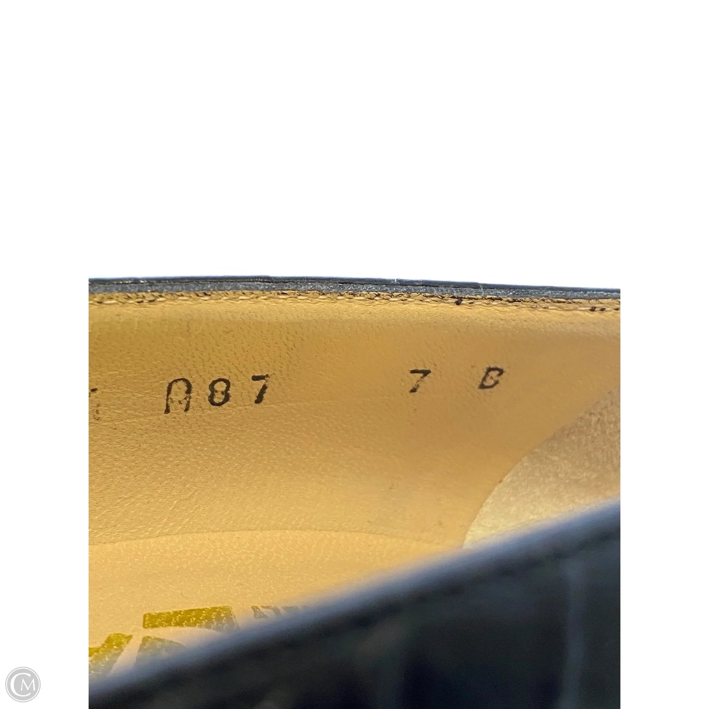 Shoes Luxury Designer By Ferragamo In Black, Size: 7