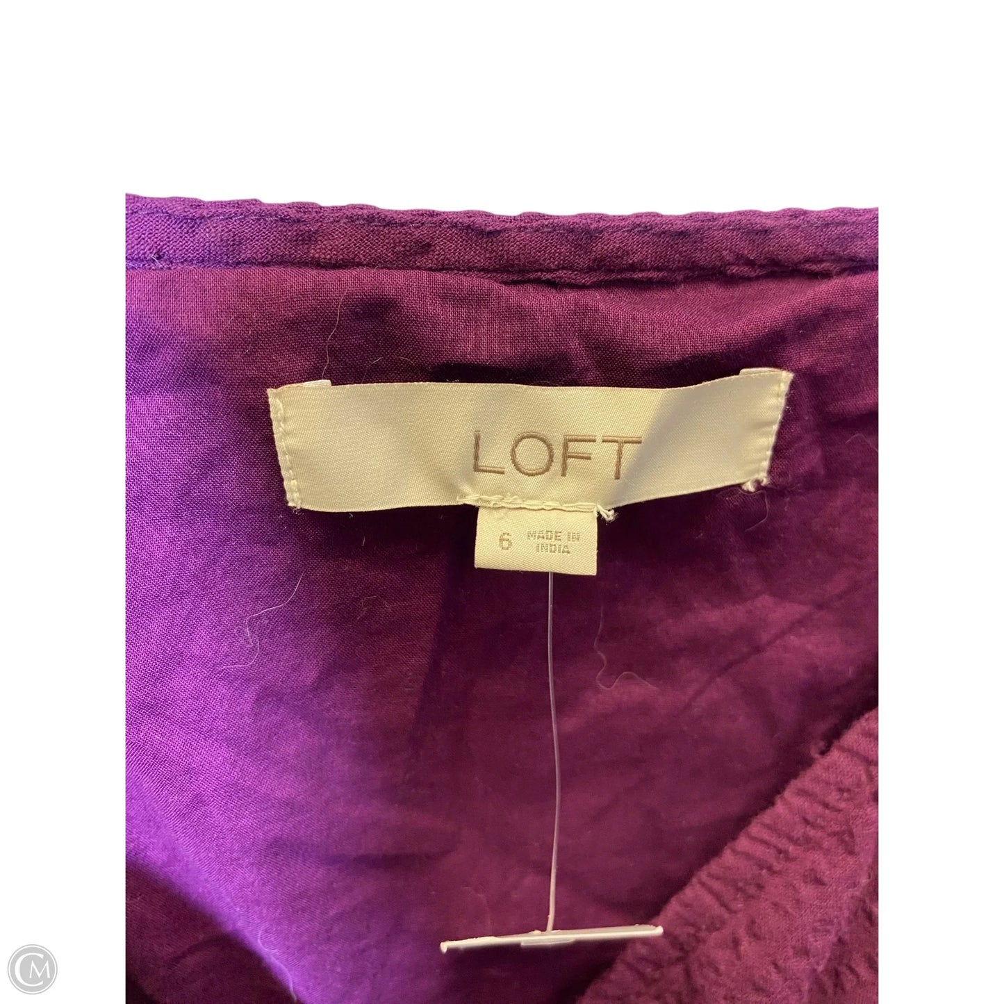 Dress Party Short By Loft In Purple, Size: 6