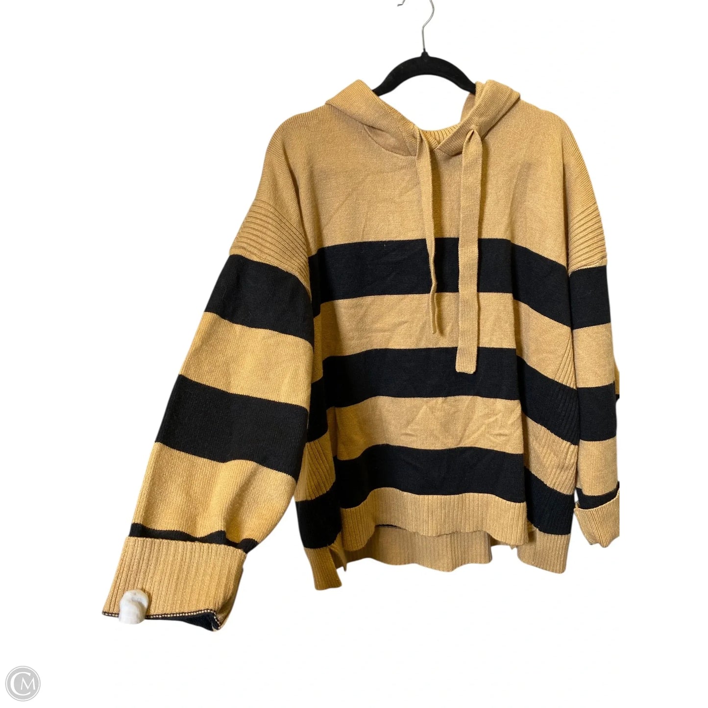 Sweater By Crown And Ivy In Black & Tan, Size: XXL