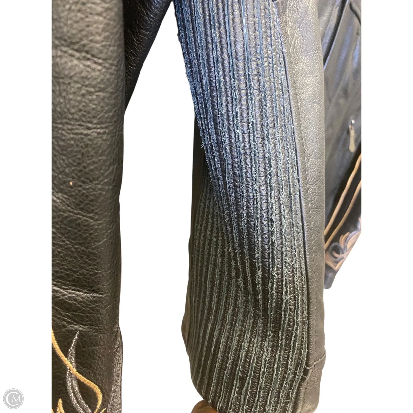 Jacket Leather By Harley Davidson In Black, Size: L