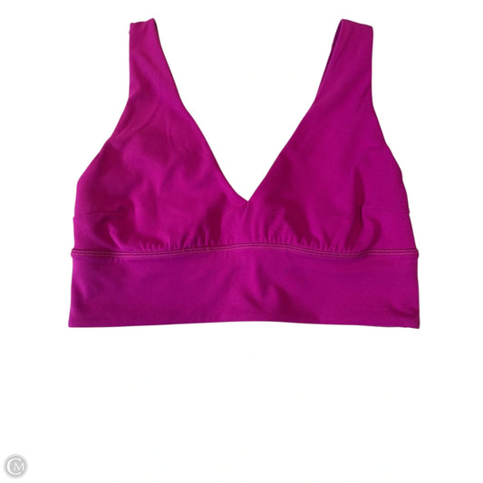 Athletic Bra By Lululemon In Pink, Size: 8