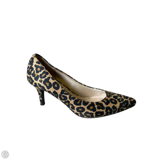 Shoes Heels Kitten By Life Stride In Animal Print, Size: 7
