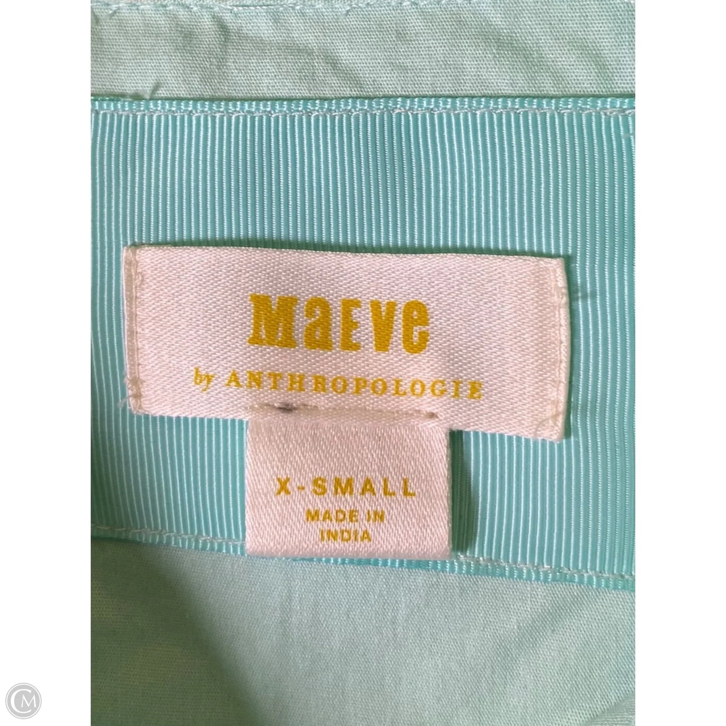 Dress Casual Midi By Maeve In Teal, Size: Xs