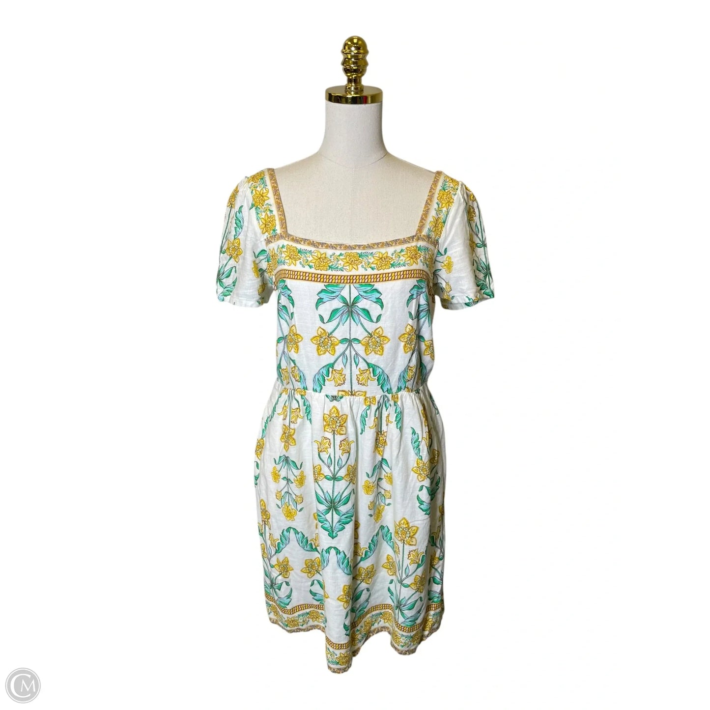 Dress Casual Midi By Draper James Rsvp In Floral Print, Size: L