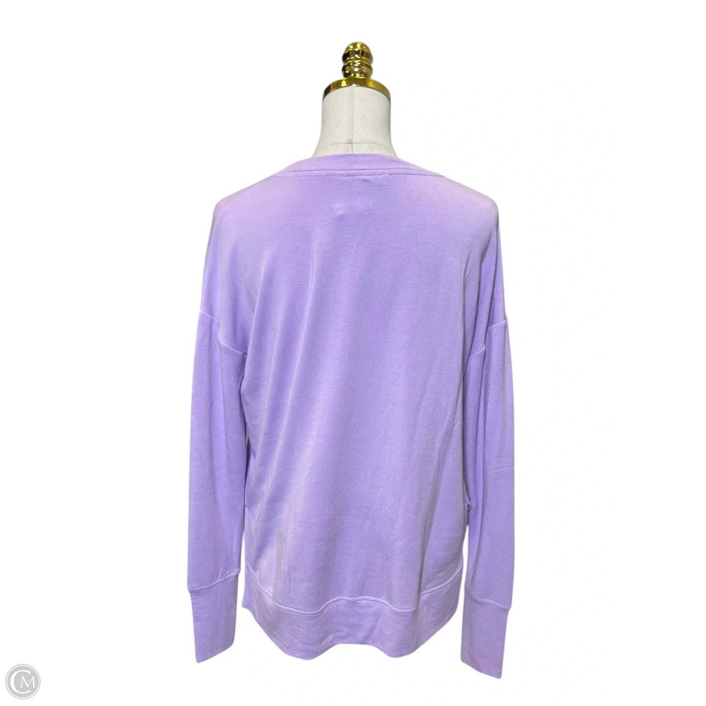Athletic Sweatshirt Crewneck By Athleta In Purple, Size: Xs