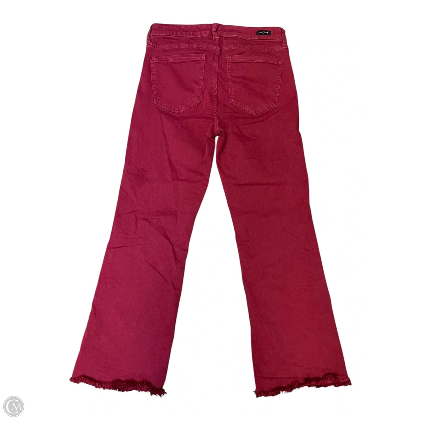 Jeans Straight By Liverpool In Red Denim, Size: 6