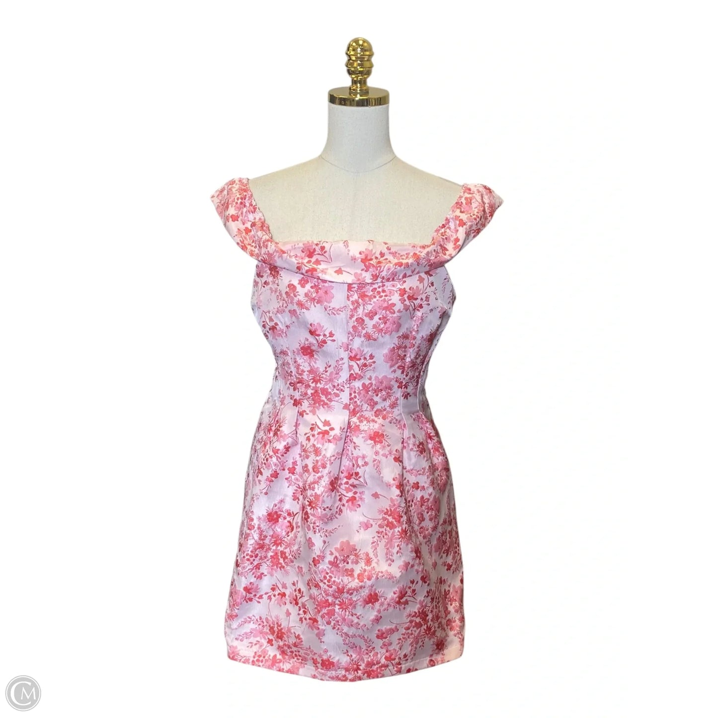 Dress Casual Short By Tcec In Pink, Size: M