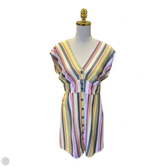 Dress Casual Midi By Loft In Multi-colored, Size: 8
