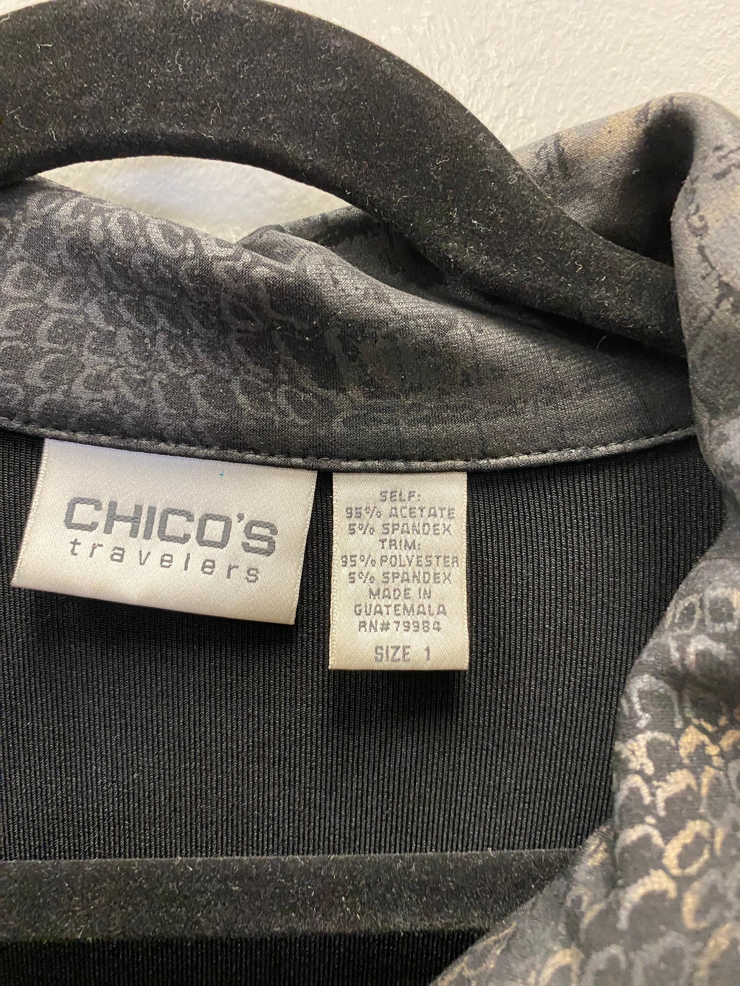 Jacket Other By Chicos In Black, Size: M