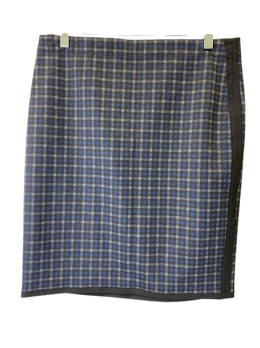 Skirt Midi By Max Studio In Plaid Pattern, Size: M