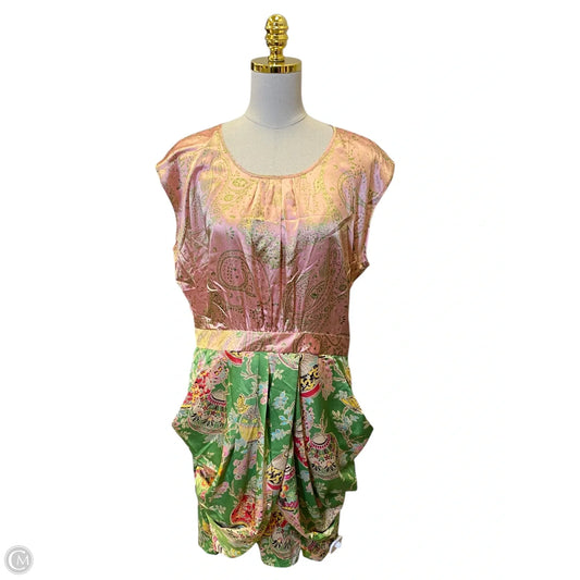Dress Casual Midi By Bcbgmaxazria In Multi-colored, Size: Xl