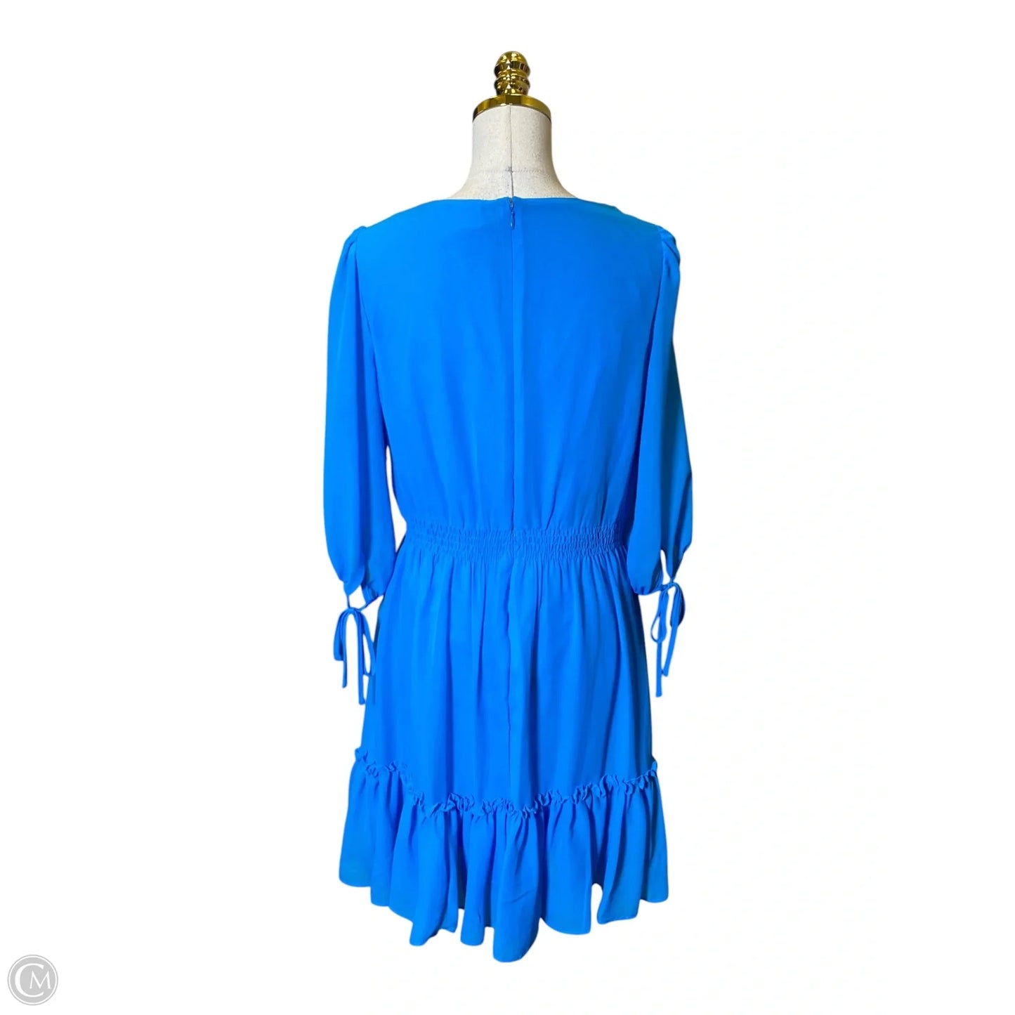 Dress Casual Midi By Taylor In Blue, Size: 12