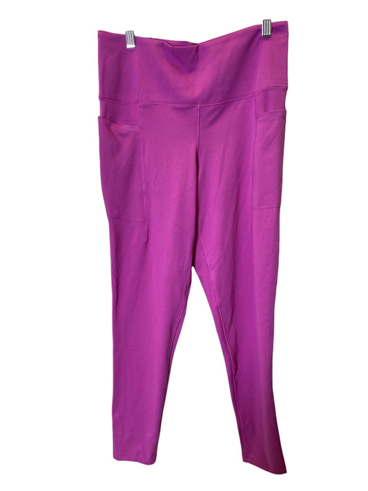 Athletic Leggings By Danskin In Purple, Size: L