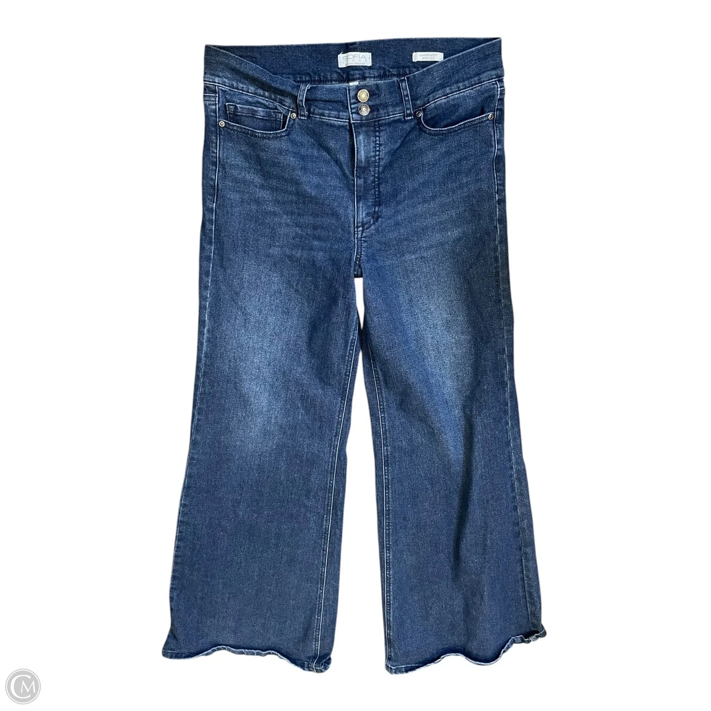 Jeans Wide Leg By Sofia By Sofia Vergara In Blue Denim, Size: 12