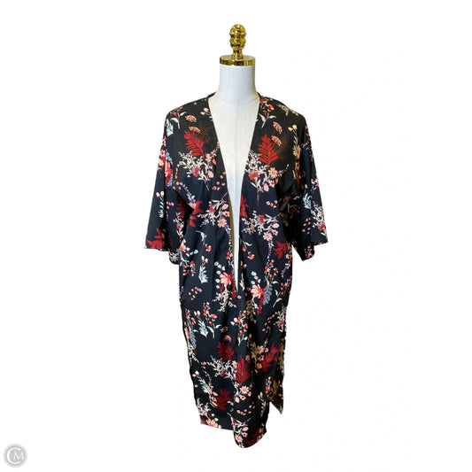 Kimono By Lc Lauren Conrad In Floral Print, Size: Osfm