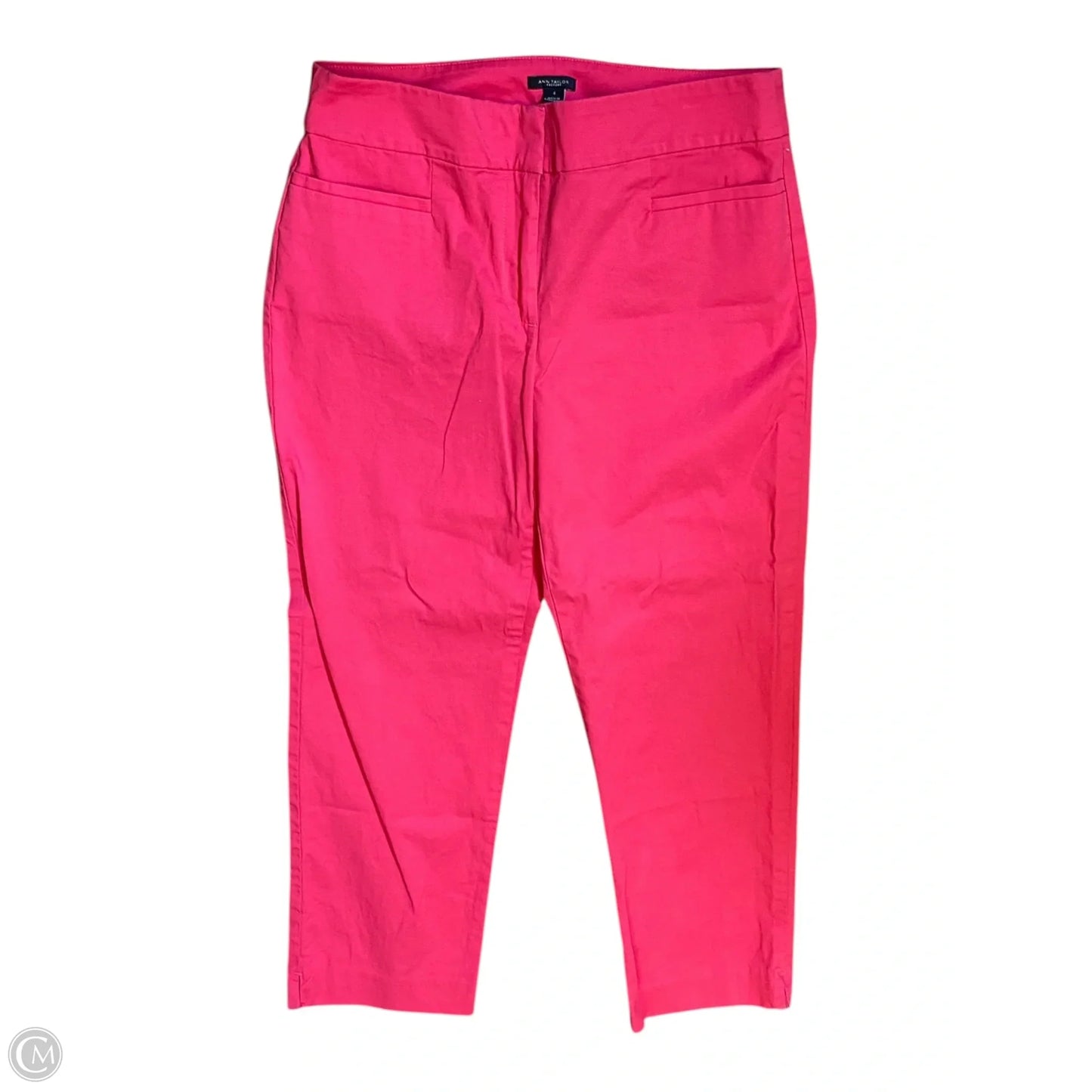 Pants Cropped By Ann Taylor In Pink, Size: 4