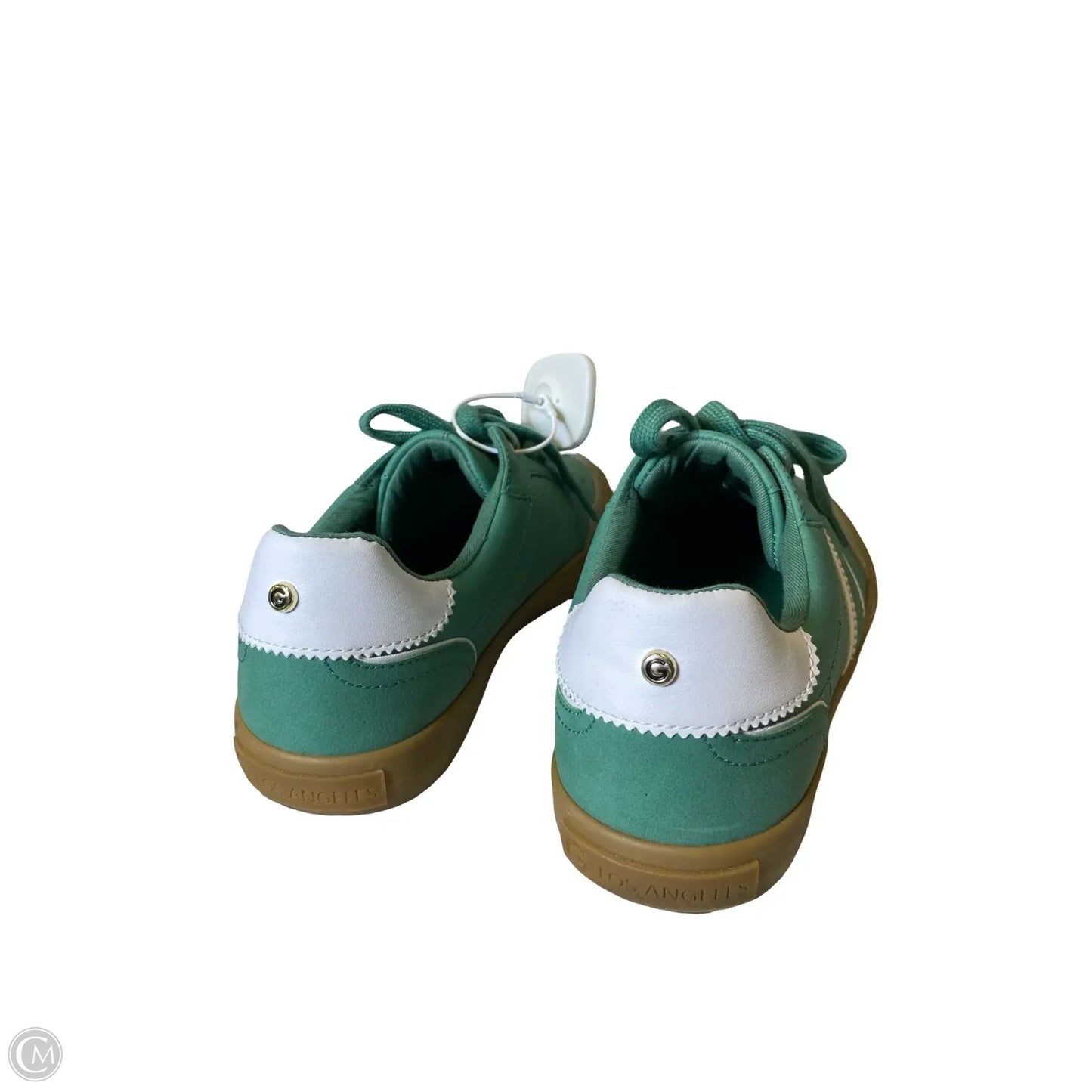 Shoes Sneakers By G By Guess In Green & Tan, Size: 9