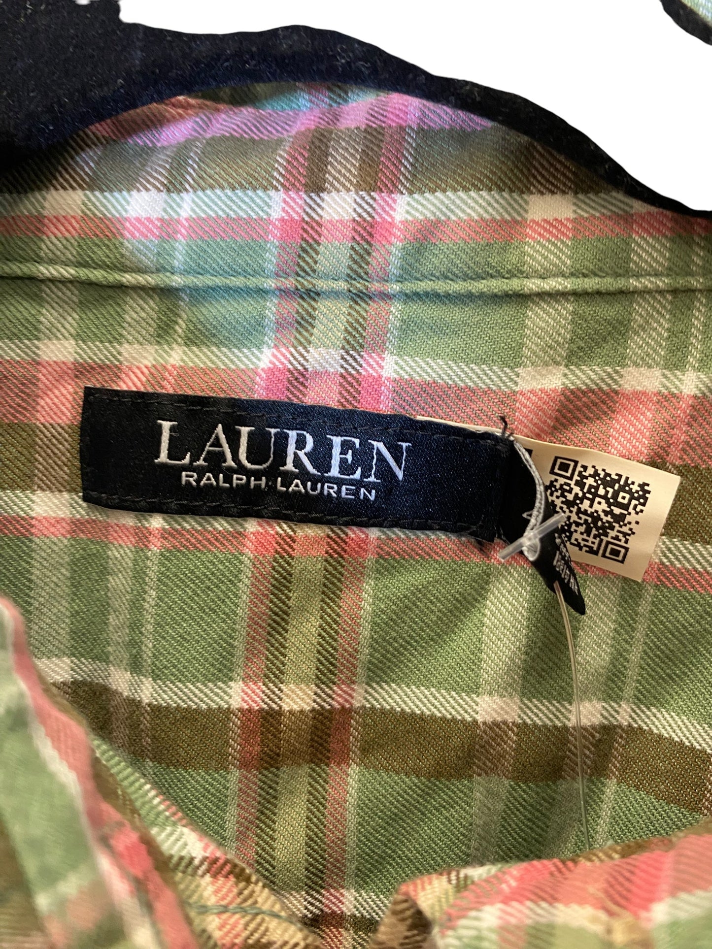 Dress Casual Midi By Lauren By Ralph Lauren In Plaid Pattern, Size: S