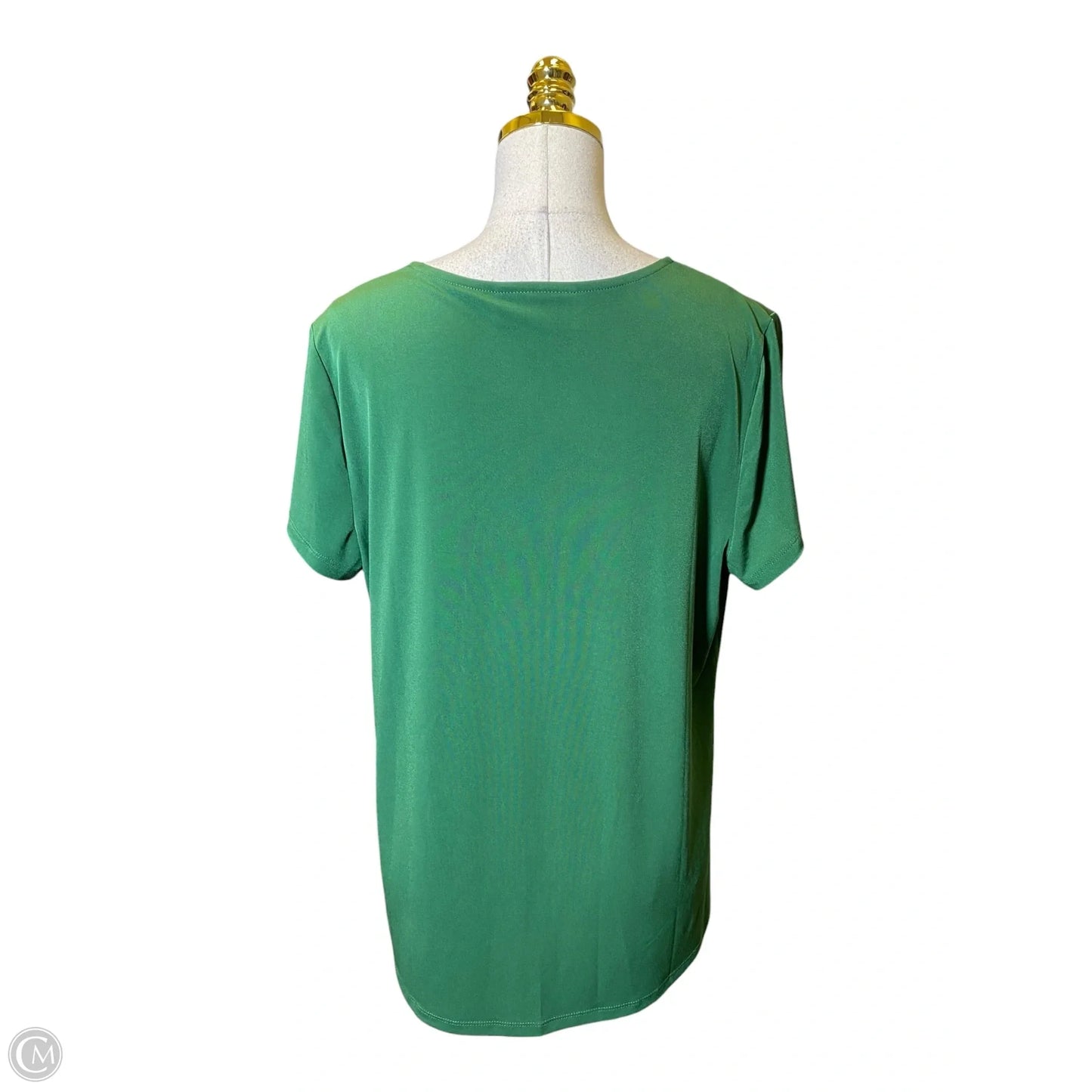 Blouse Short Sleeve By Lane Bryant In Green, Size: M