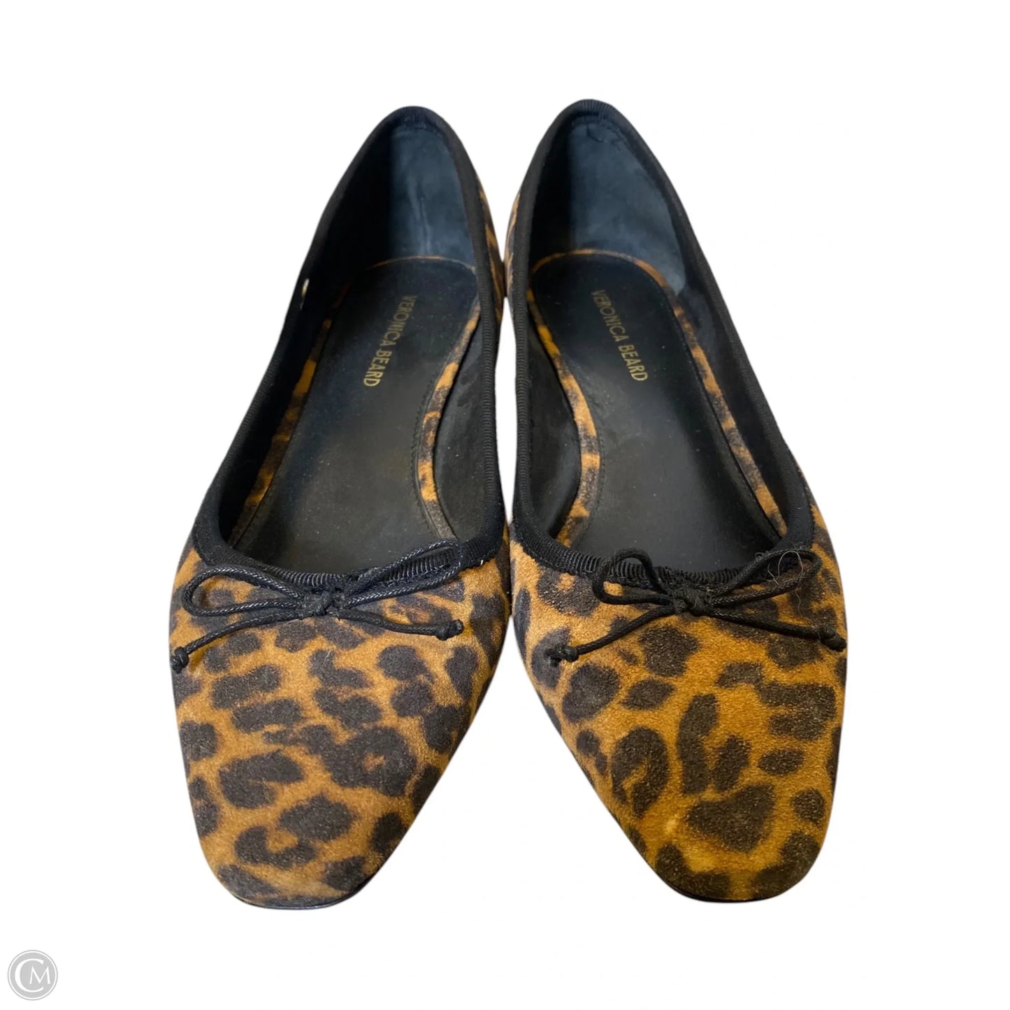 Sandals Heels Block By Veronica Beard In Animal Print, Size: 6