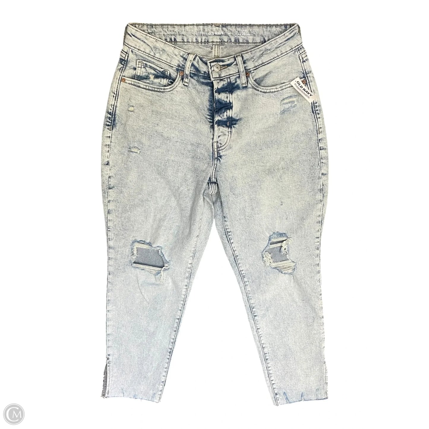 Jeans Straight By Old Navy In Blue Denim, Size: 10