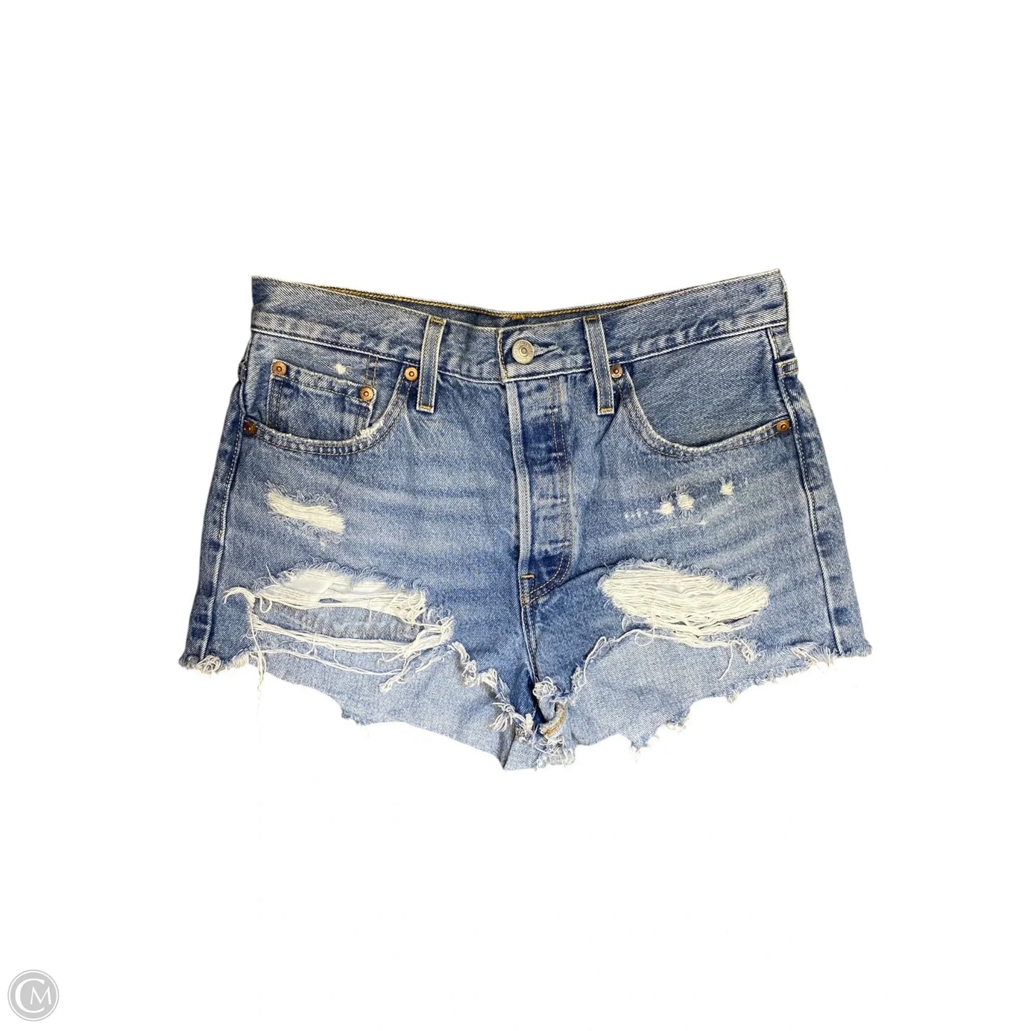 Shorts By Levis In Blue Denim, Size: 8