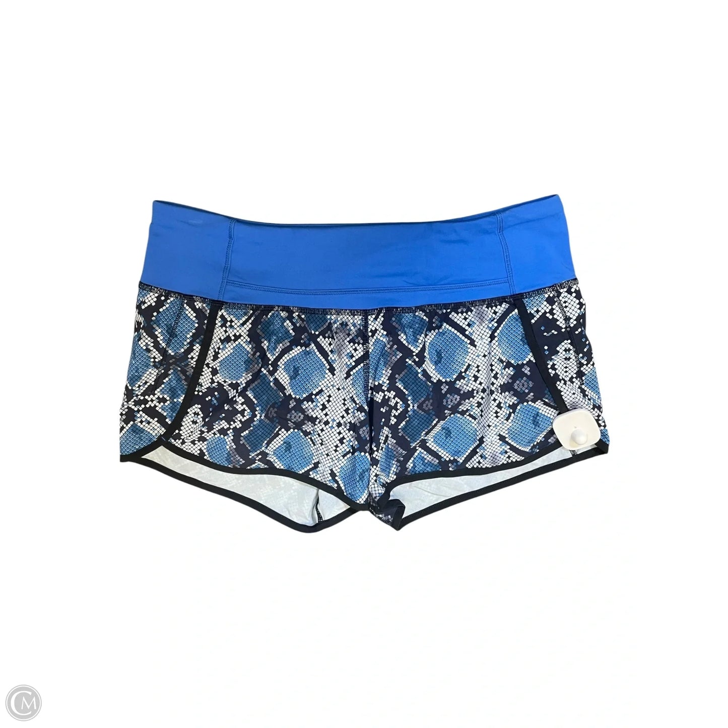 Athletic Shorts By Lululemon In Snakeskin Print, Size: 6