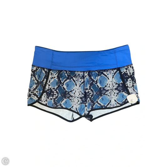Athletic Shorts By Lululemon In Snakeskin Print, Size: 6