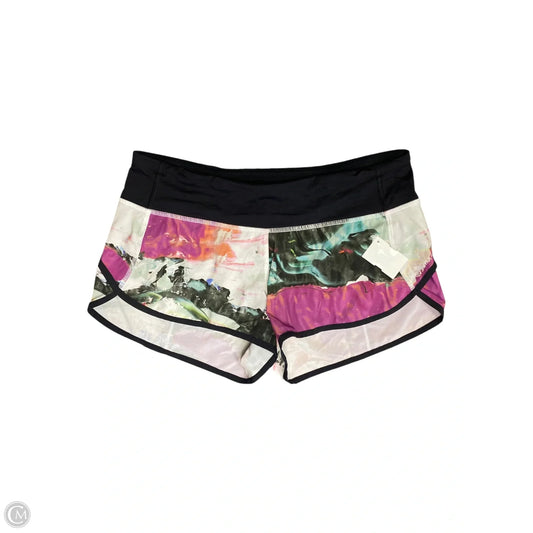 Athletic Shorts By Lululemon In Multi-colored, Size: 6