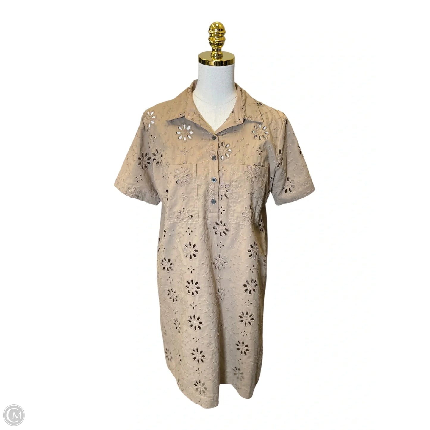Dress Casual Midi By Loft In Brown, Size: S