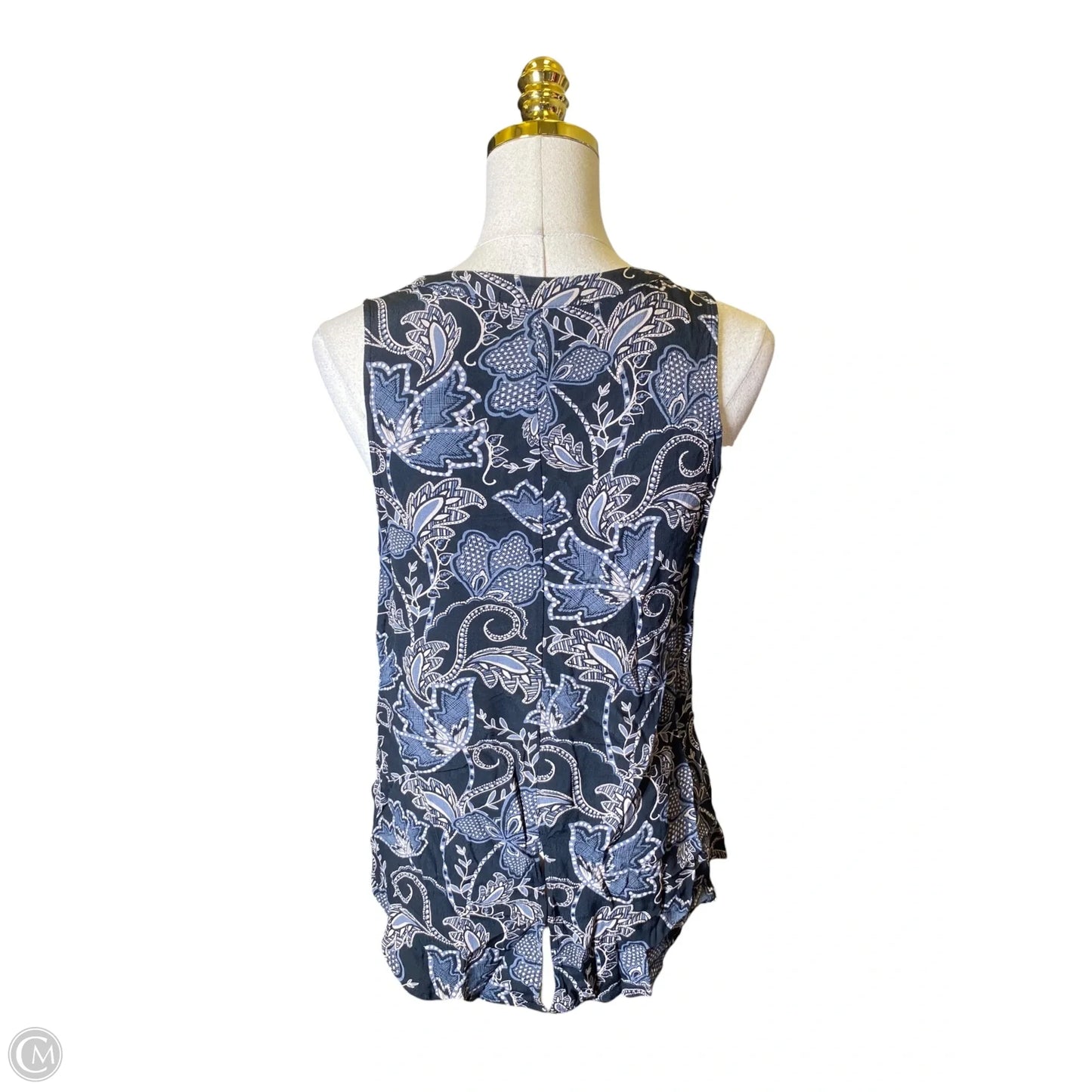 Blouse Sleeveless By Sanctuary In Black & Cream, Size: S