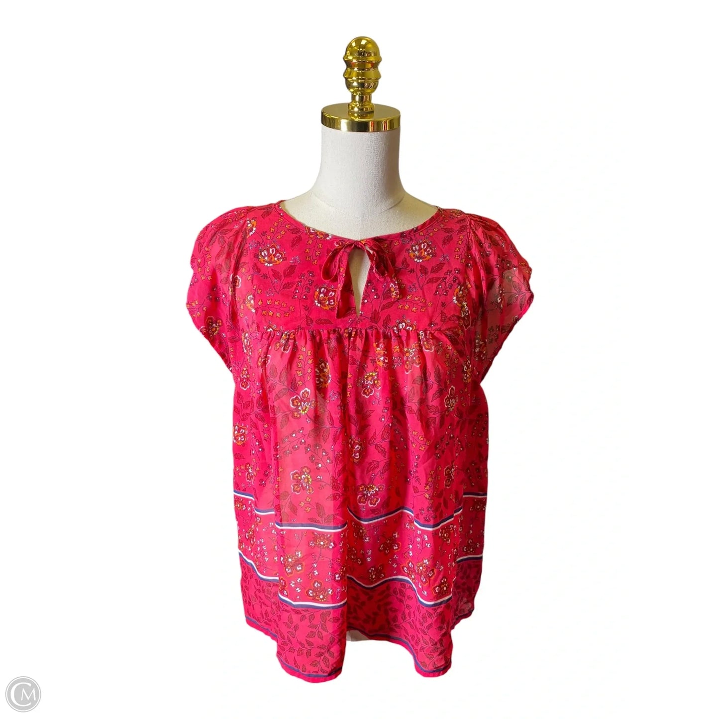 Blouse Sleeveless By Entro In Pink, Size: S