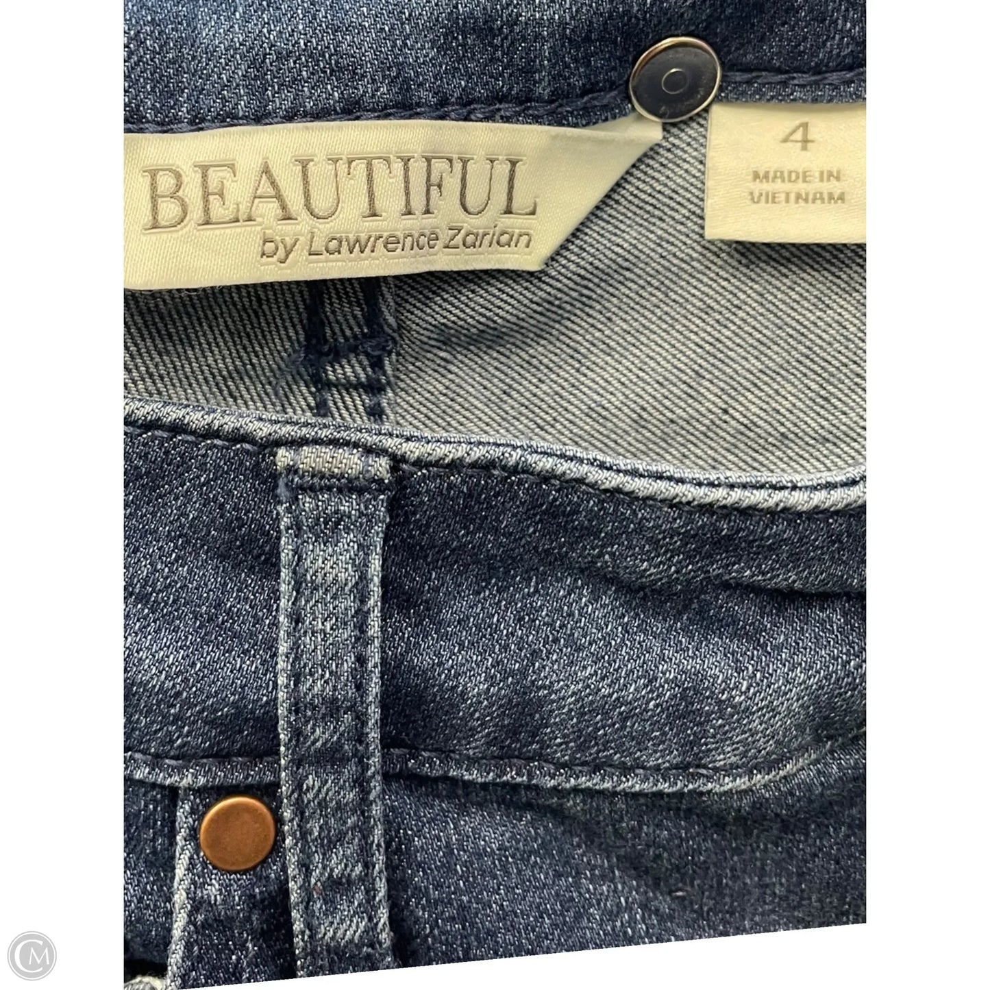 Jeans Straight By Clothes Mentor In Blue Denim, Size: 4