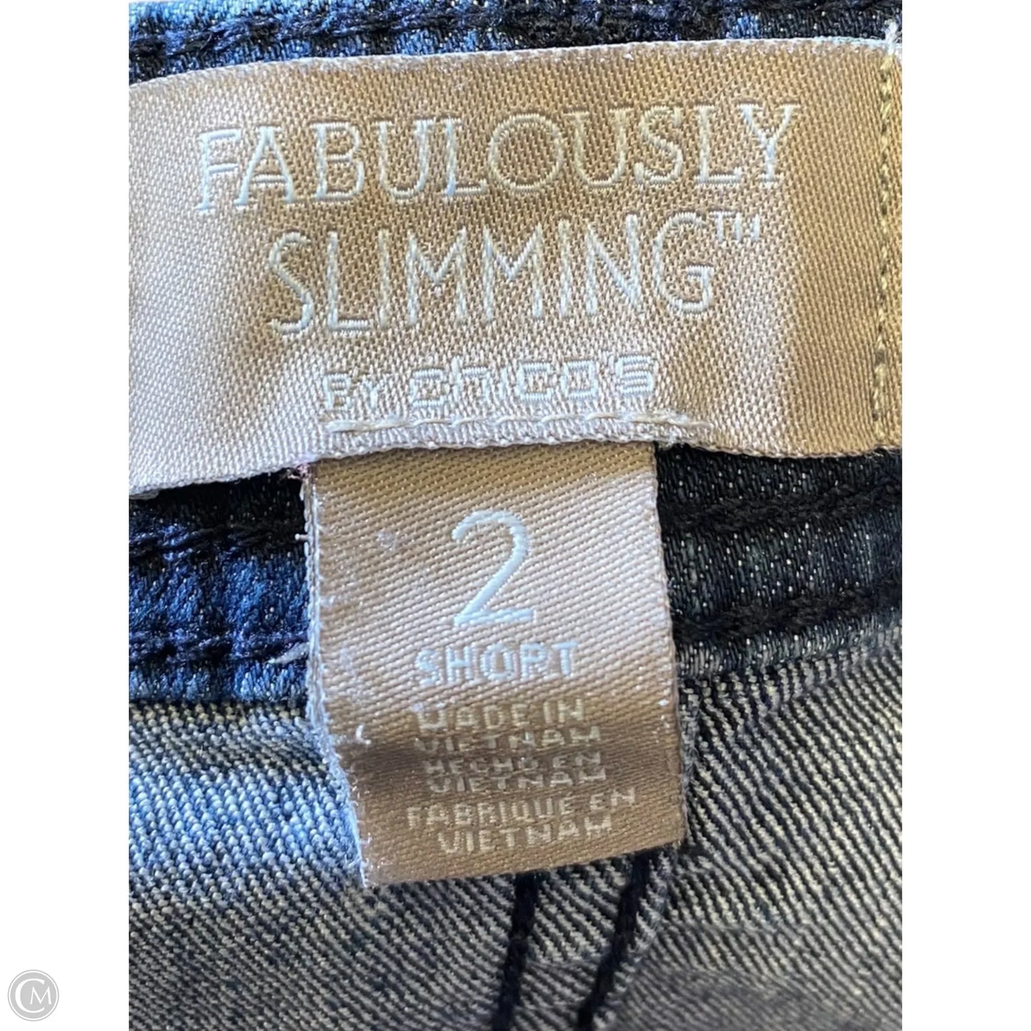 Jeans Skinny By Chicos In Blue Denim, Size: 14