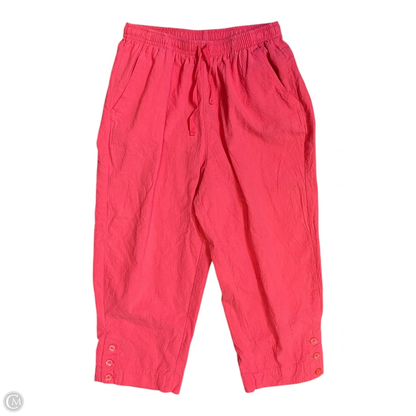 Pants Linen By Cathy Daniels In Pink, Size: 10