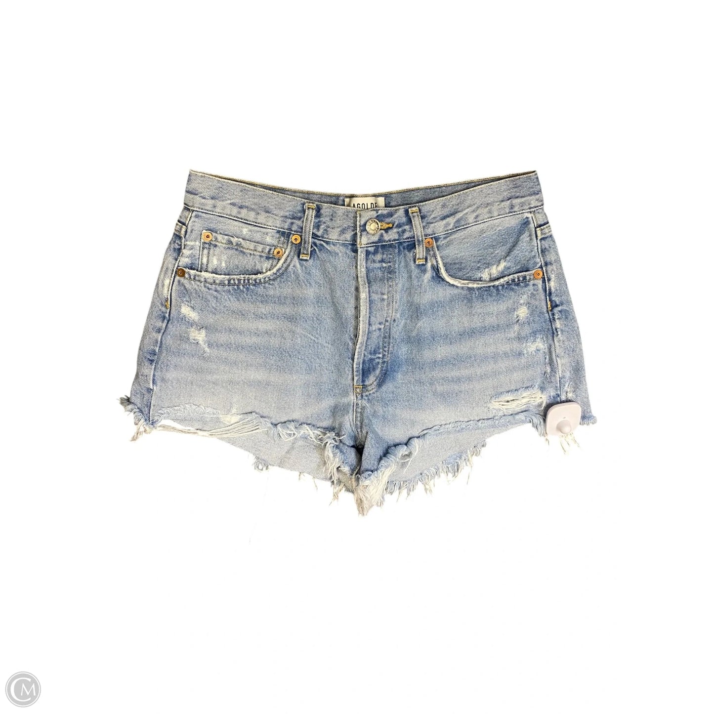 Shorts By Agolde In Blue Denim, Size: 4