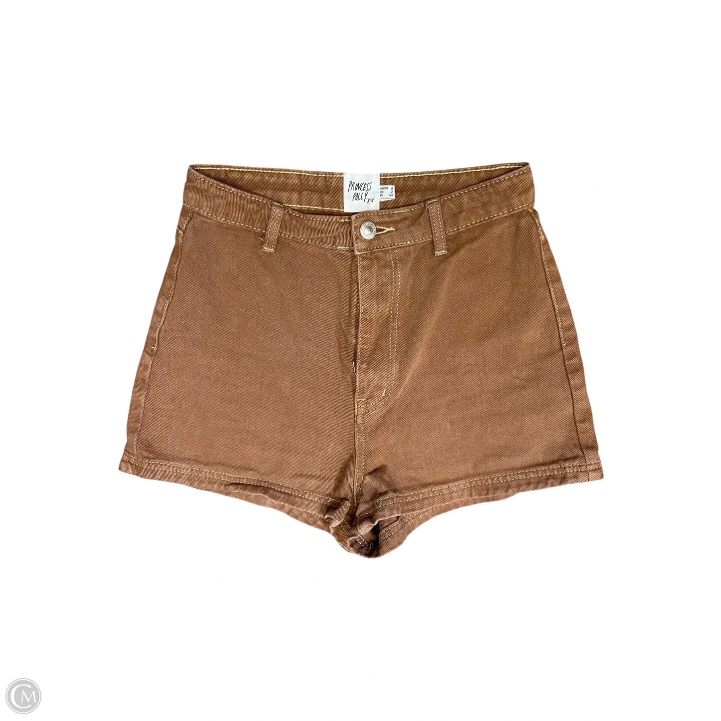 Shorts By Princess Polly In Brown Denim, Size: 2