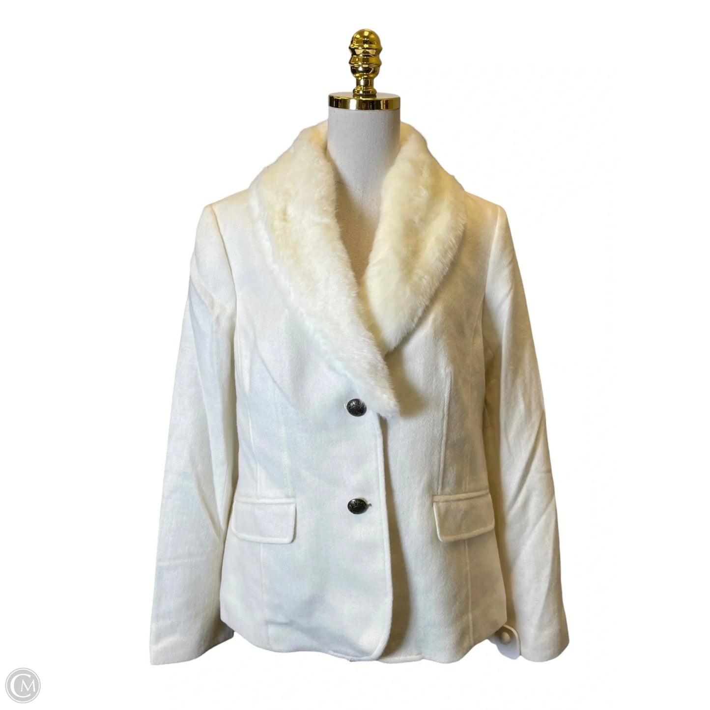 Blazer By Talbots In Cream, Size: L