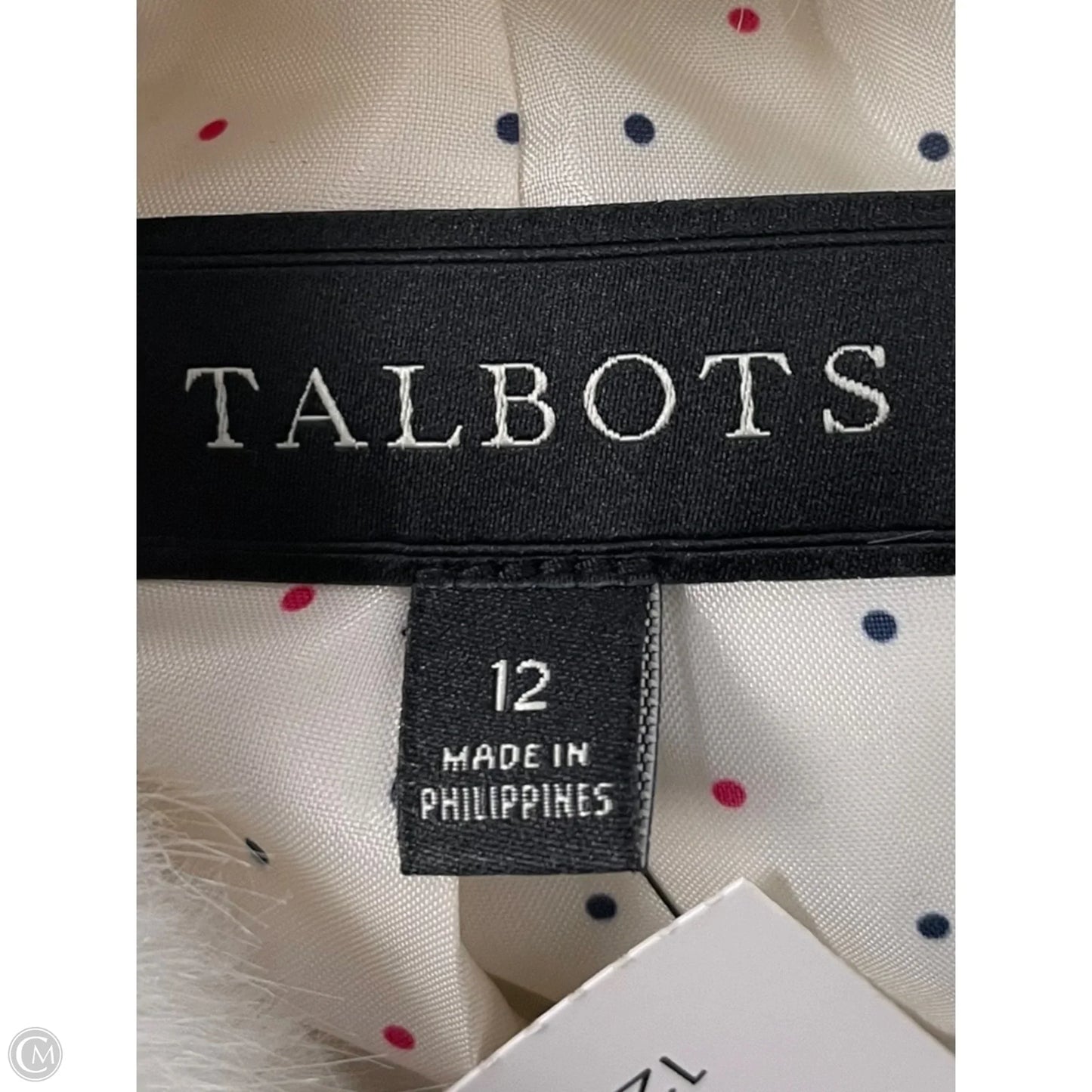 Blazer By Talbots In Cream, Size: L