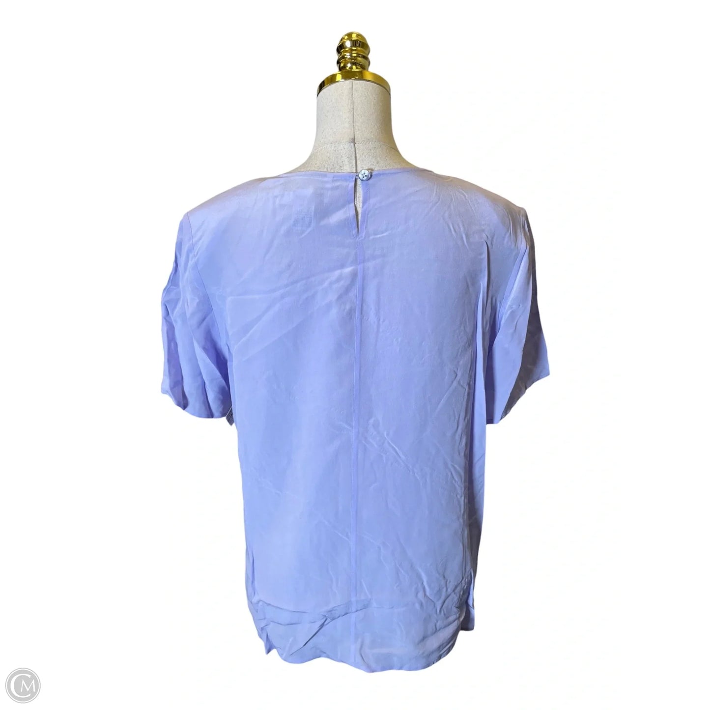 Top Short Sleeve By Diane Gilman In Purple, Size: M