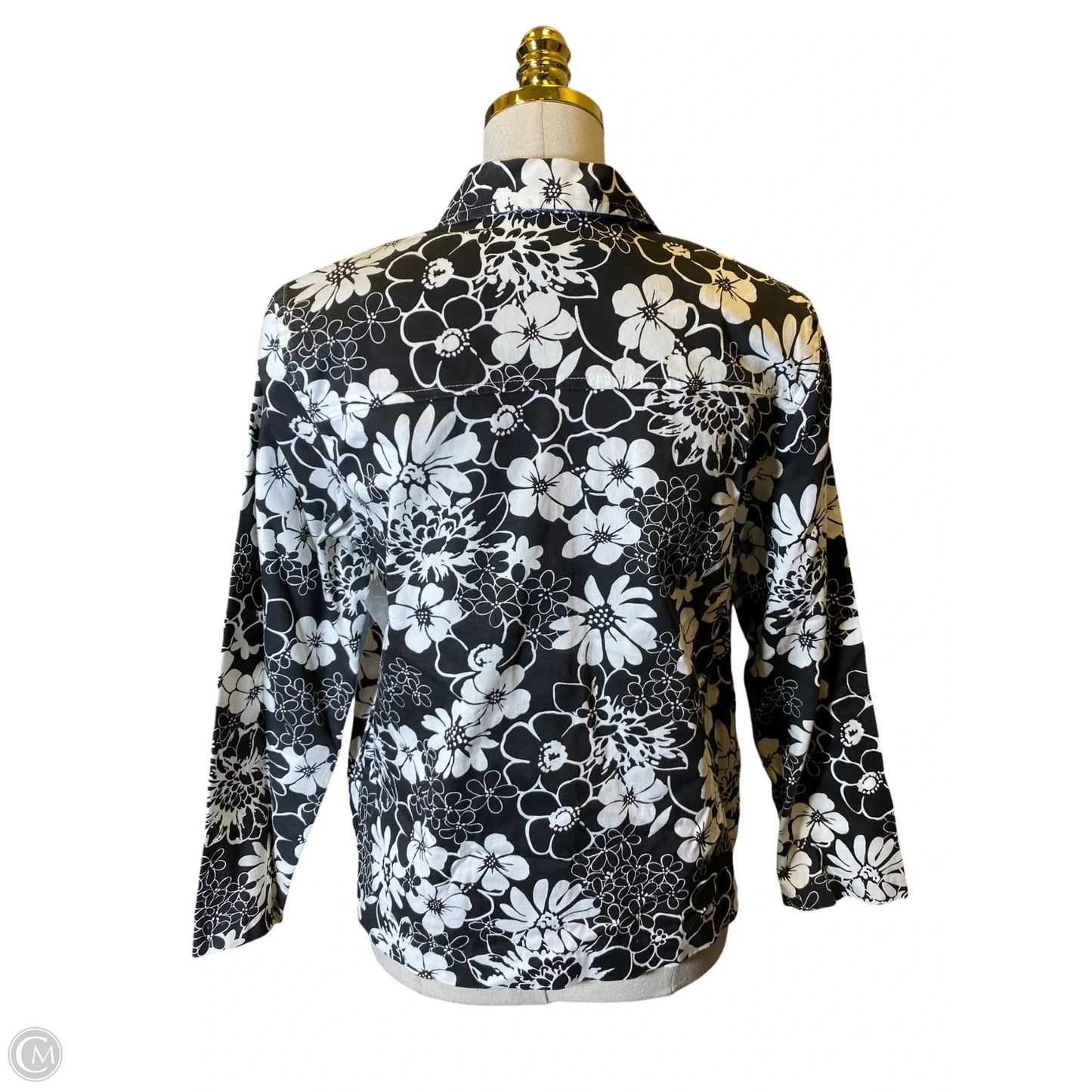 Jacket Other By Clothes Mentor In Black & White, Size: L