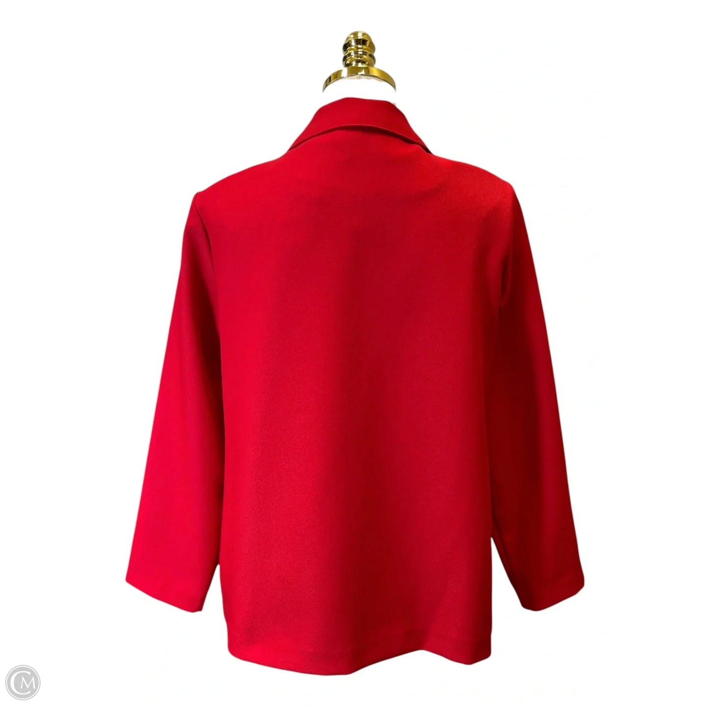 Blazer By Clothes Mentor In Red, Size: L
