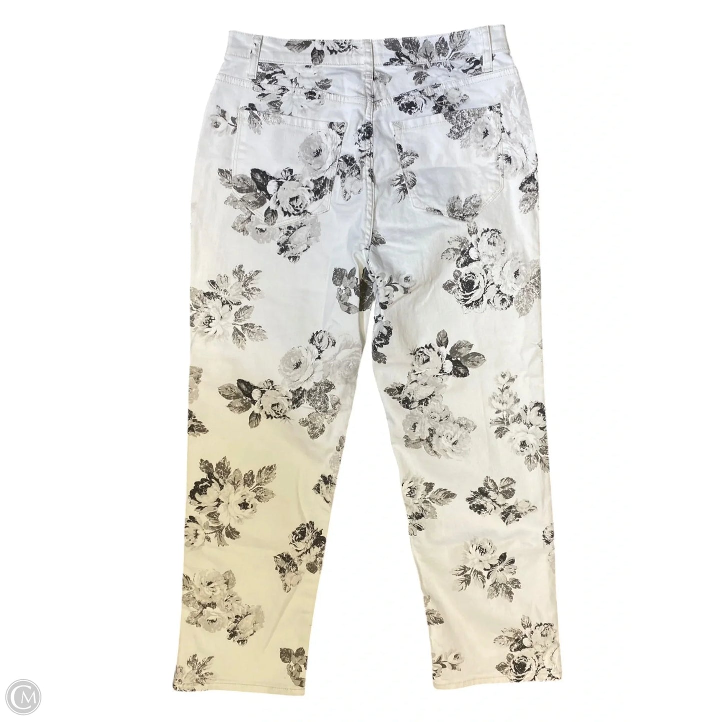 Jeans Straight By Kensie In Floral Print, Size: 6