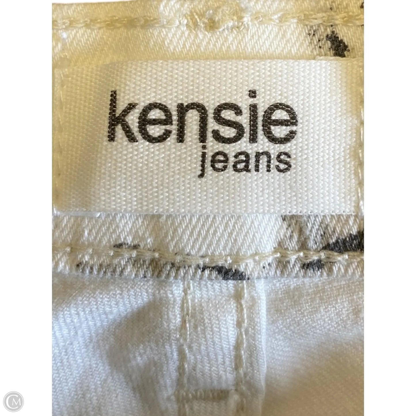Jeans Straight By Kensie In Floral Print, Size: 6