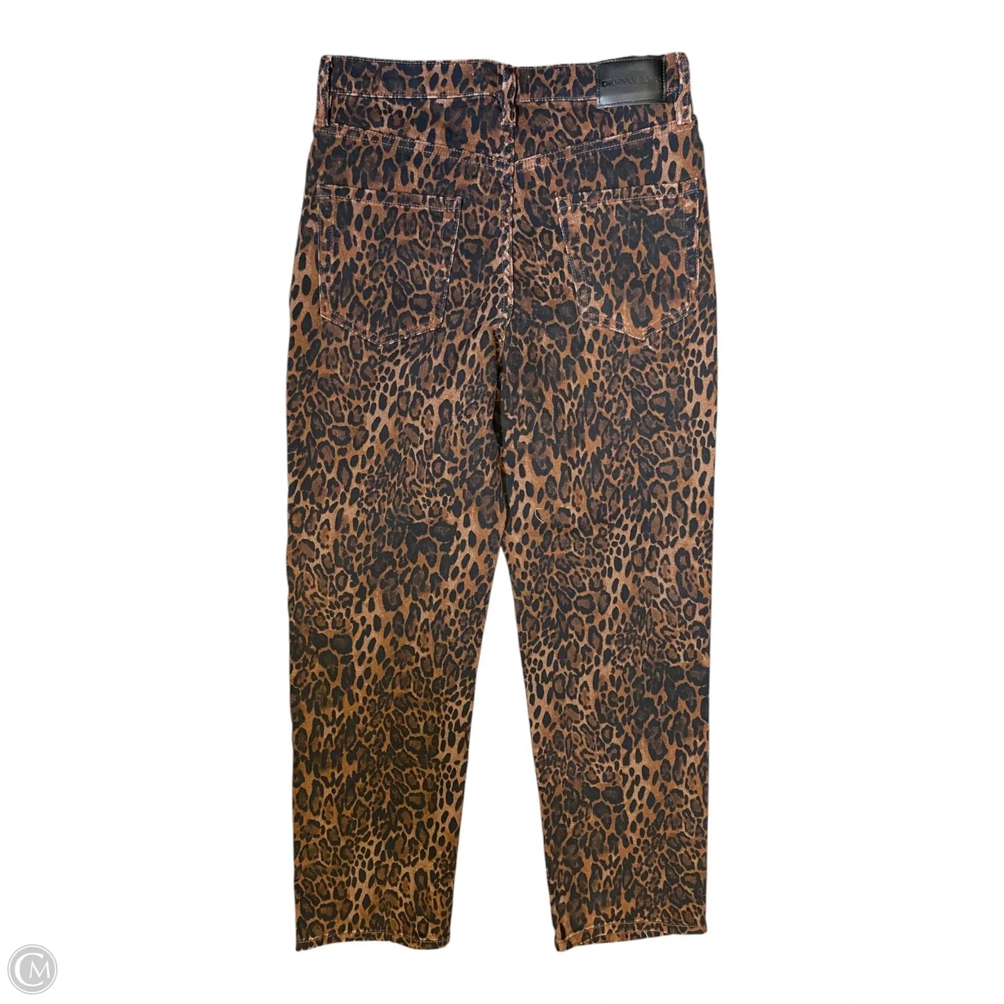 Jeans Straight By Dkny In Animal Print, Size: 8