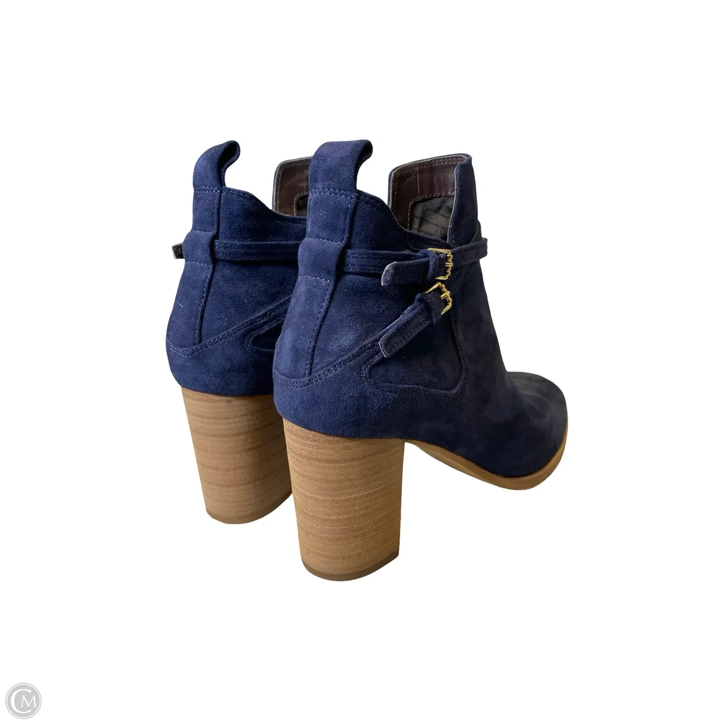 Boots Ankle Heels By Cole-haan In Navy, Size: 8.5